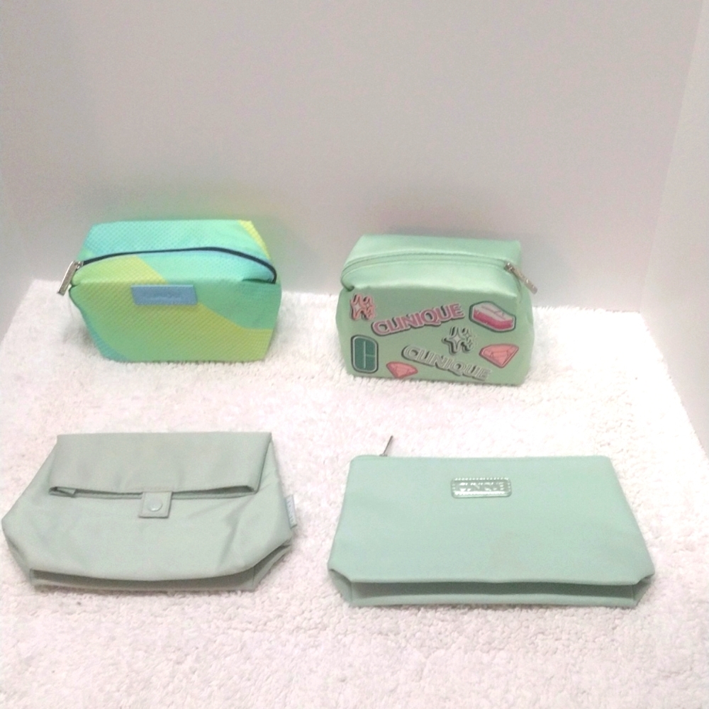 Clinique Cosmetic Bags Bundle of 4